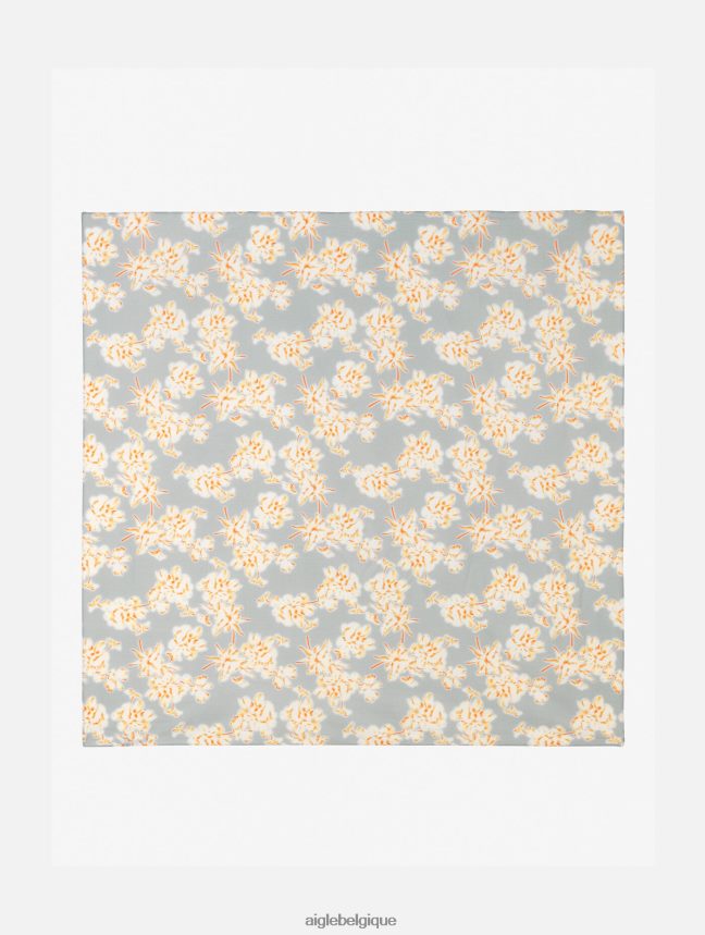 Aigle accessoires écharpe carrée imprimée réséda pr femmes HV42L2667