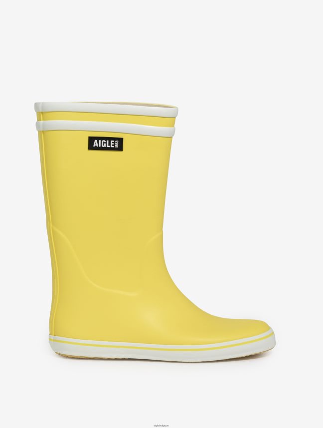 Aigle bottes botte de plage emblématique jaune/blanc femmes HV42L2512