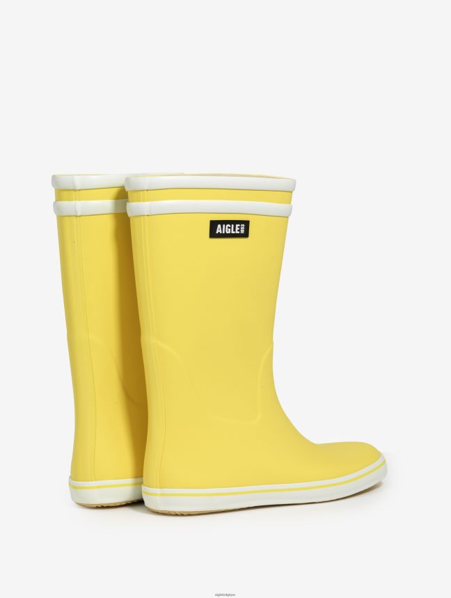 Aigle bottes botte de plage emblématique jaune/blanc femmes HV42L2512