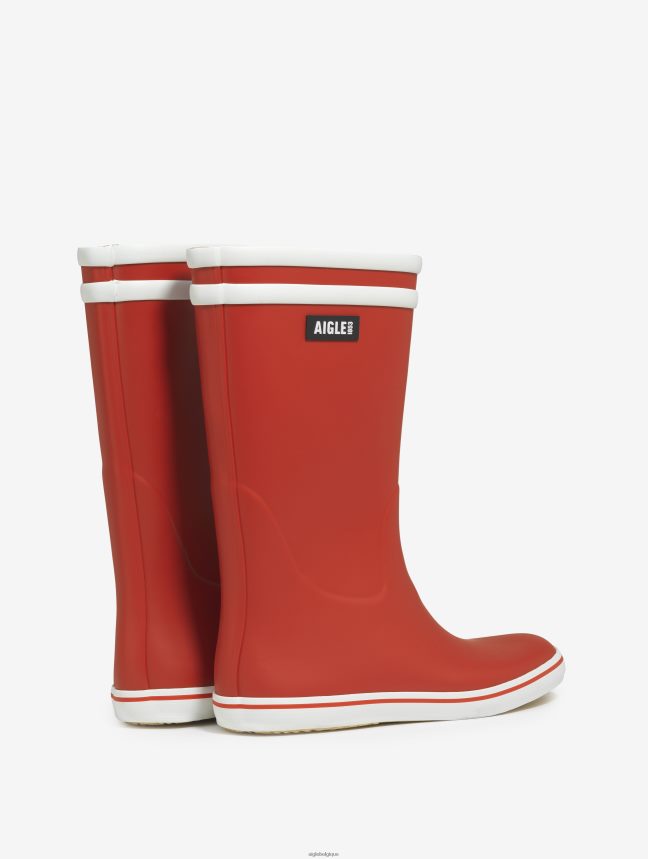 Aigle bottes botte de plage emblématique rouge/blanc femmes HV42L2516