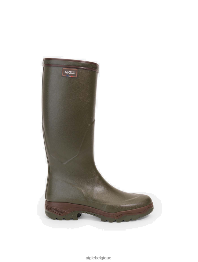 Aigle bottes bottes anti-fatigue fabriquées en france kaki femmes HV42L2237
