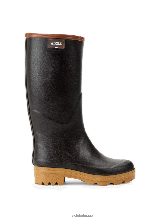 Aigle bottes bottes professionnelles pour temps froid fabriquées en france brun femmes HV42L2711