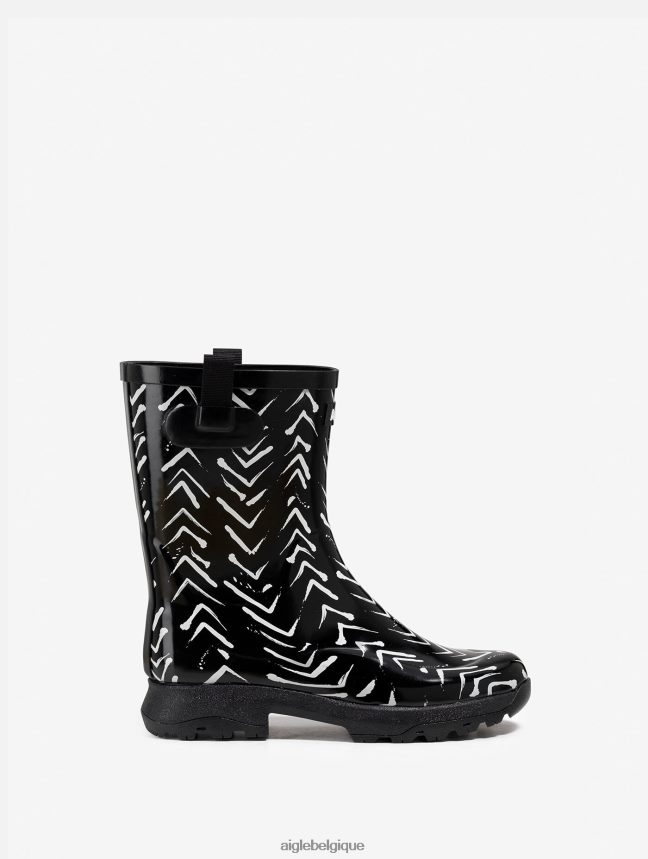 Aigle bottes version imprimée de la botte de loisirs polyvalente chevron femmes HV42L2609