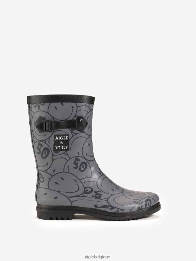 Aigle x Smiley bottes bottes en caoutchouc souriant femmes HV42L2646