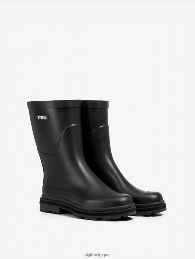 Aigle bottes botte de pluie hybride à la cheville pour un style imbattable noir femmes HV42L2524