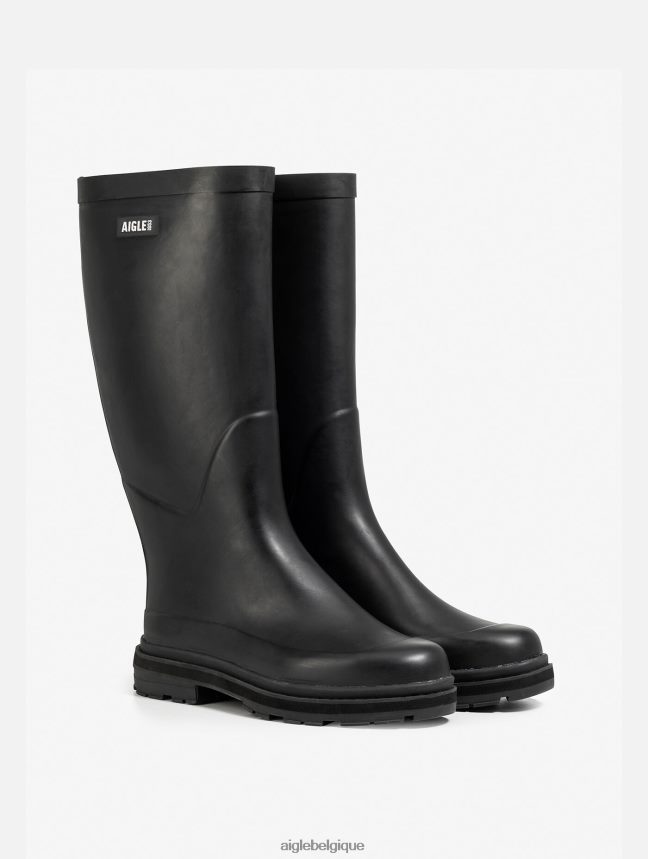 Aigle bottes botte de pluie hybride pour un style imbattable noir femmes HV42L2522