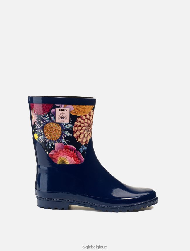 Aigle bottes botte de pluie imprimée à la cheville kew multifloraison femmes HV42L2601