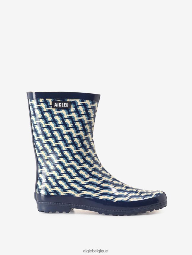Aigle bottes botte de pluie imprimée à la cheville monogramme femmes HV42L2629