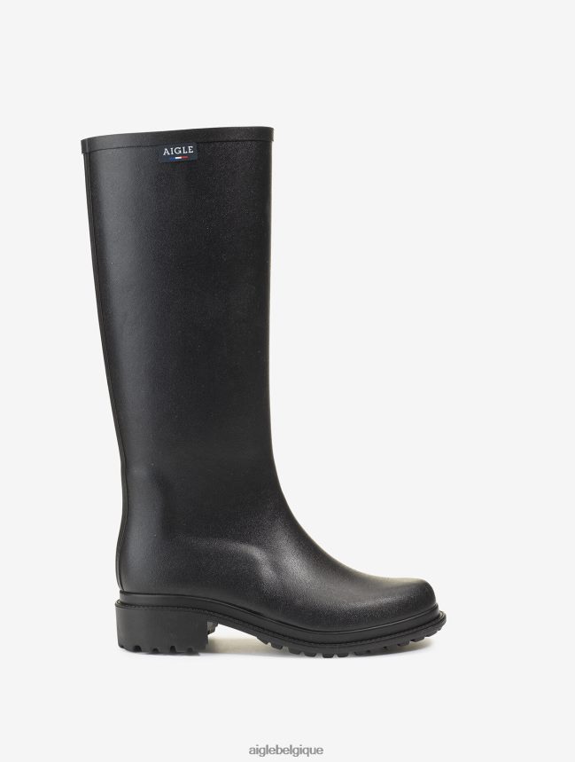 Aigle bottes botte de pluie urbaine fabriquée en france noir femmes HV42L2562