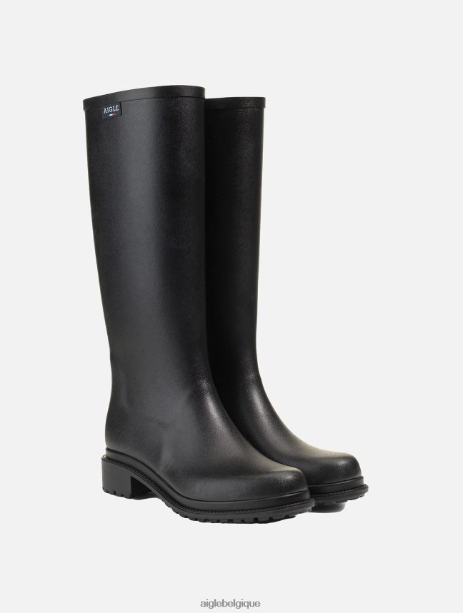 Aigle bottes botte de pluie urbaine fabriquée en france noir femmes HV42L2562
