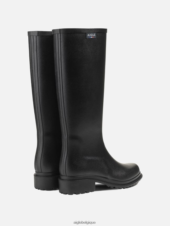 Aigle bottes botte de pluie urbaine fabriquée en france noir femmes HV42L2562