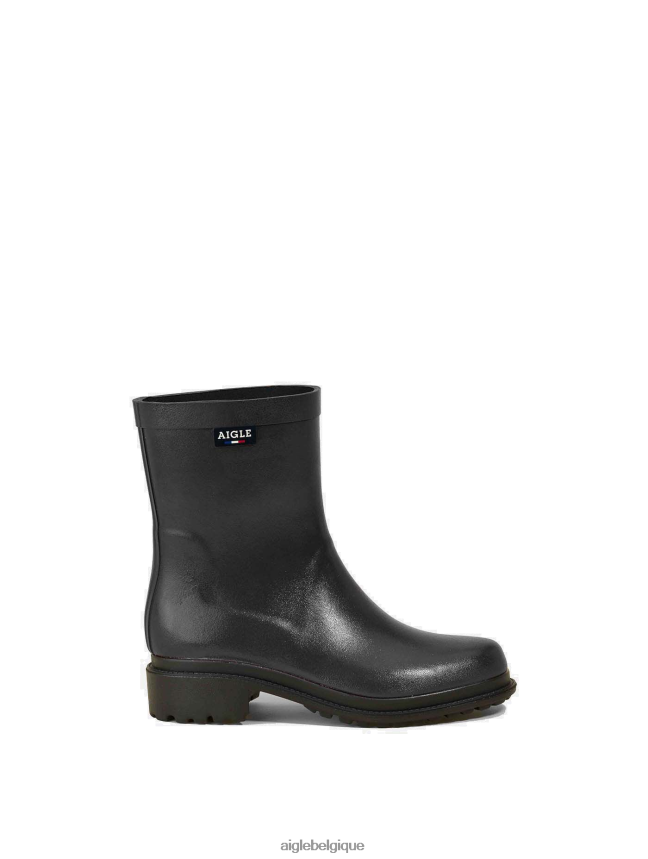 Aigle bottes botte de pluie urbaine à la cheville fabriquée en france noir femmes HV42L2511