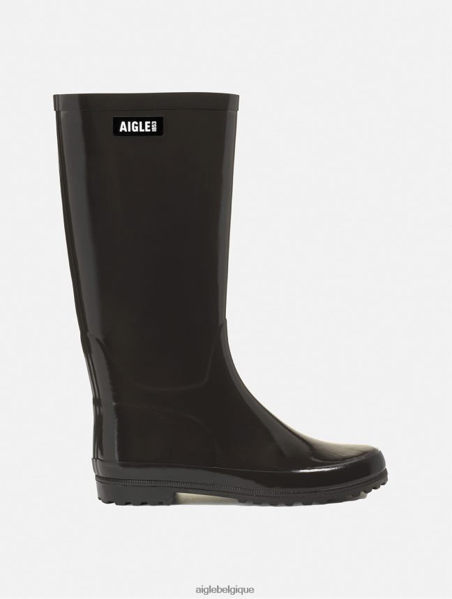 Aigle bottes botte de pluie vernie cacao femmes HV42L2518