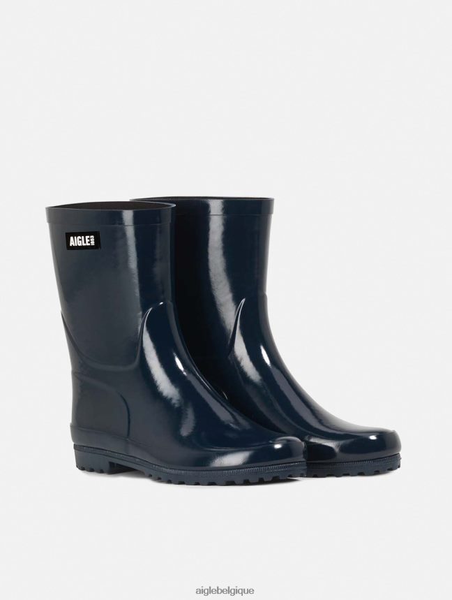 Aigle bottes botte de pluie vernie à la cheville Marin femmes HV42L2538