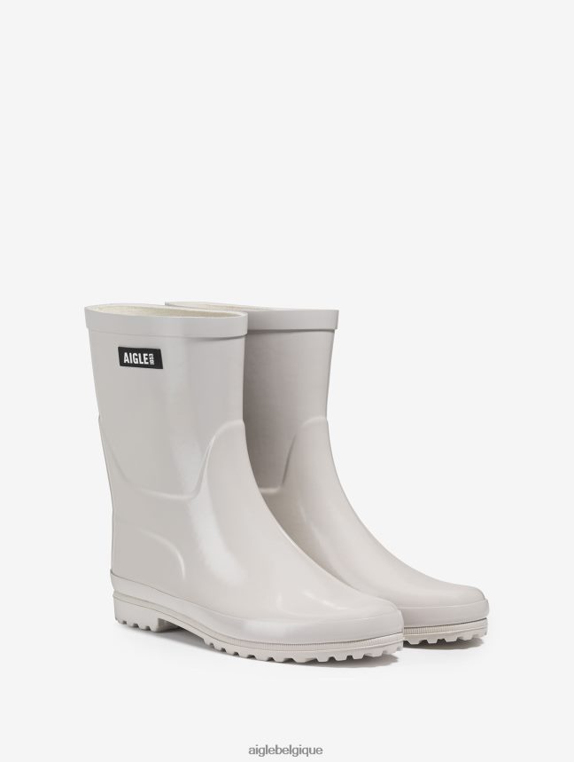 Aigle bottes botte de pluie vernie à la cheville martre femmes HV42L2626