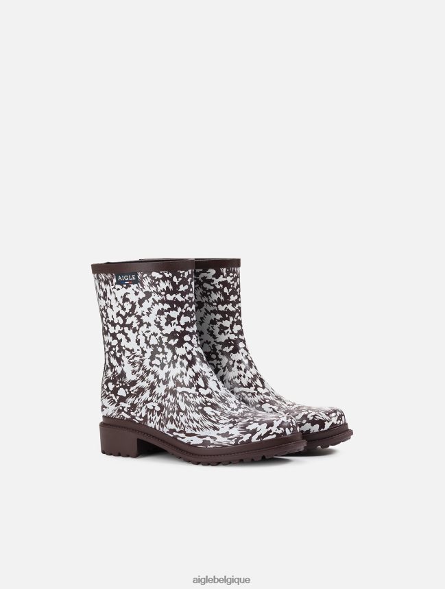 Aigle x Centre Pompidou bottes botte de pluie fabriquée en france fudge pr femmes HV42L2695