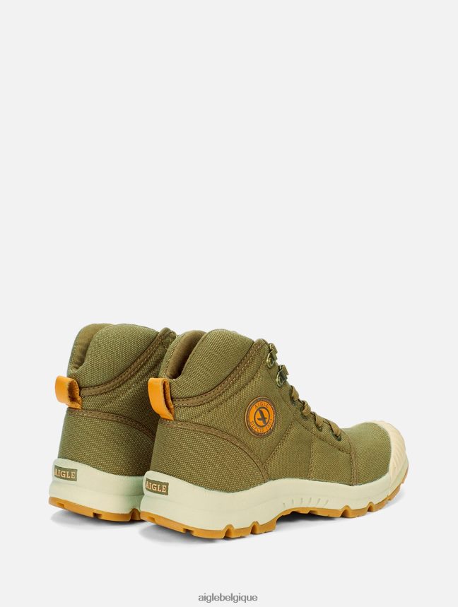 Aigle chaussures chaussures de marche en toile kaki 2 femmes HV42L2706