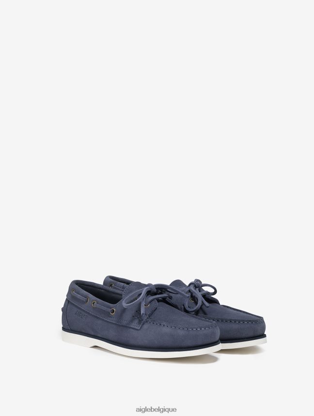 Aigle chaussures mocassin classique en cuir nubuck marais femmes HV42L2668