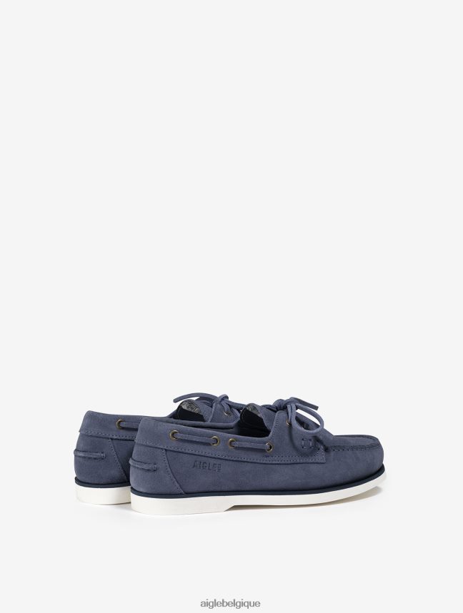 Aigle chaussures mocassin classique en cuir nubuck marais femmes HV42L2668