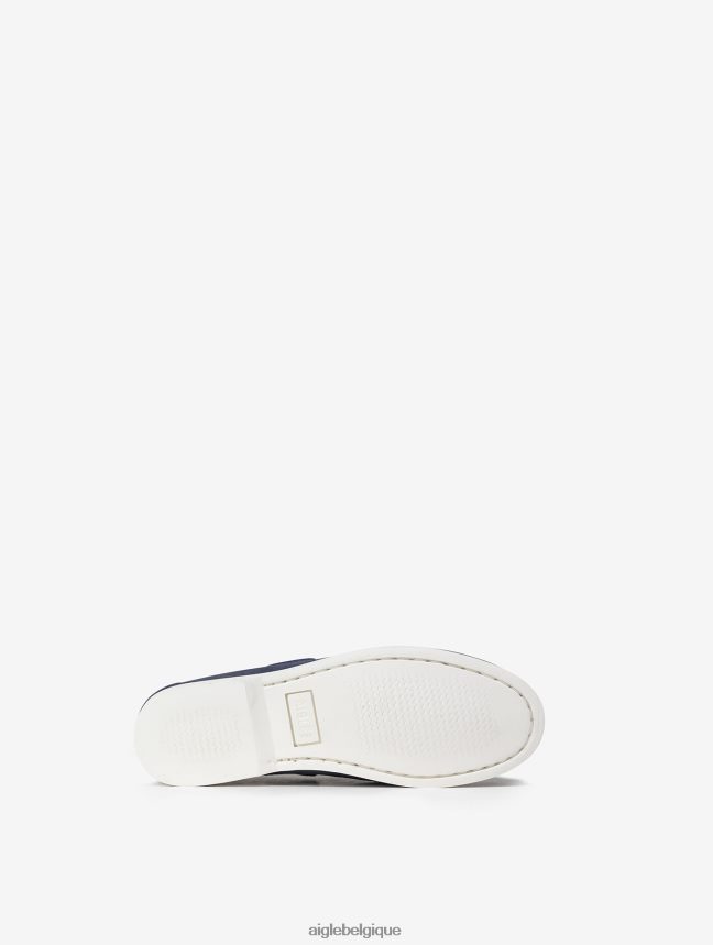 Aigle chaussures mocassin classique en cuir nubuck marais femmes HV42L2668