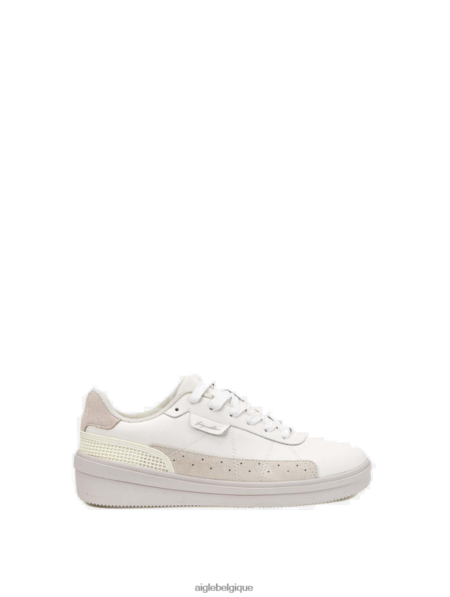 Aigle chaussures la sneaker emblématique, une refonte d'un classique des années 80 blanc femmes HV42L2547
