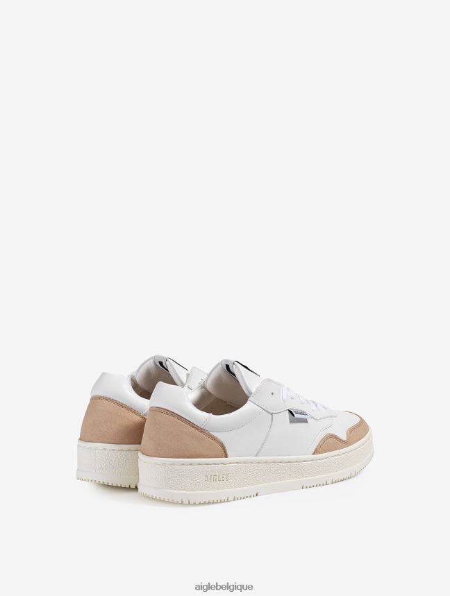 Aigle chaussures la sneaker en cuir durable rose brumeuse femmes HV42L2557