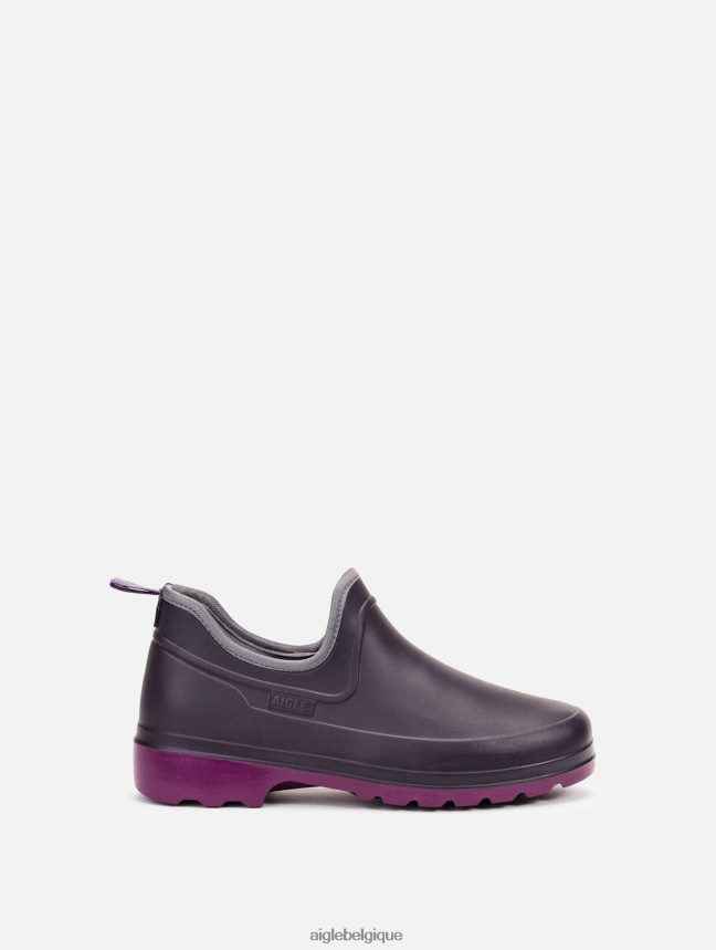 Aigle chaussures sabot fermé ultra léger aubergine/dahlia femmes HV42L2599