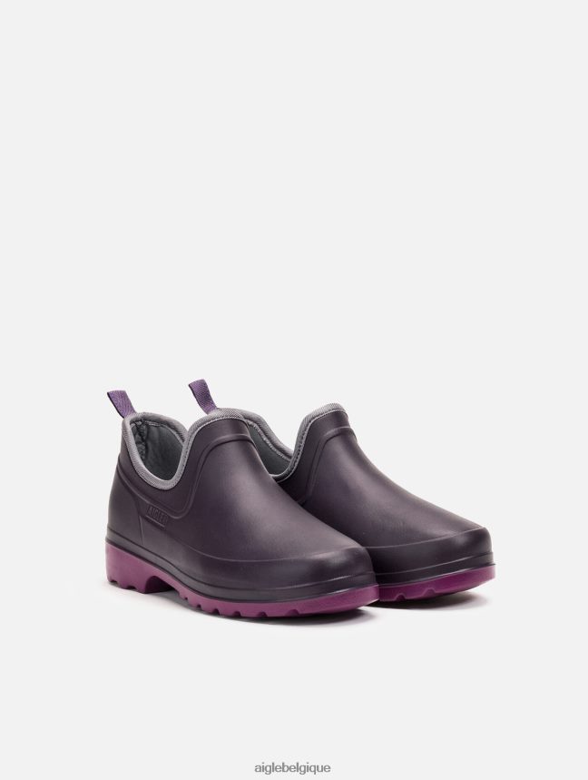 Aigle chaussures sabot fermé ultra léger aubergine/dahlia femmes HV42L2599