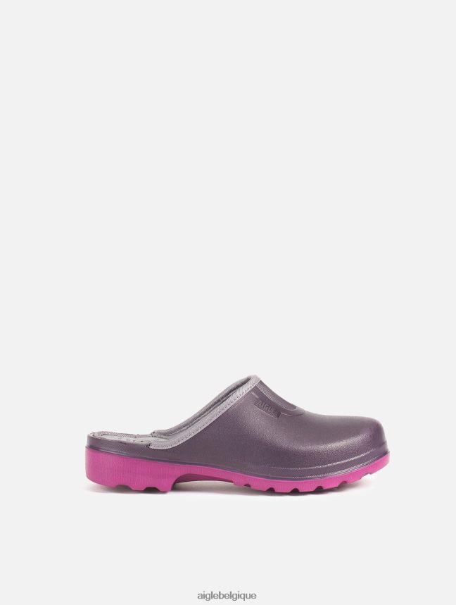 Aigle chaussures sabot ultra léger aubergine/dahlia femmes HV42L2603