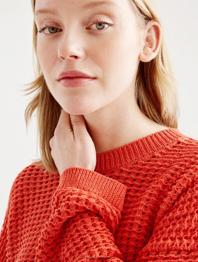 Aigle vêtements pull à manches longues en maille décorative Harissa femmes HV42L2529