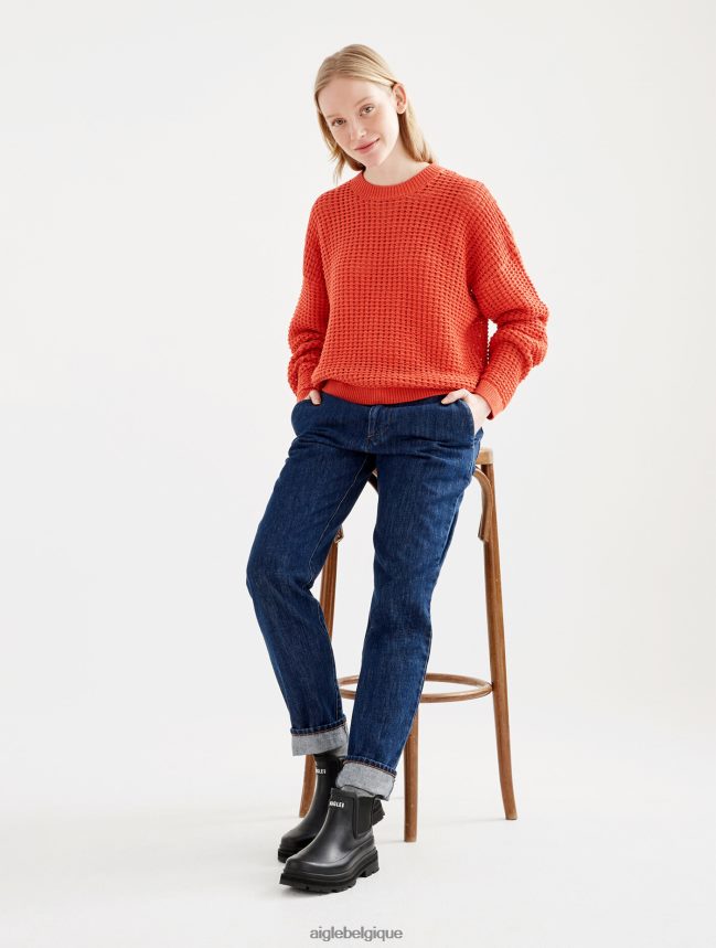 Aigle vêtements pull à manches longues en maille décorative Harissa femmes HV42L2529