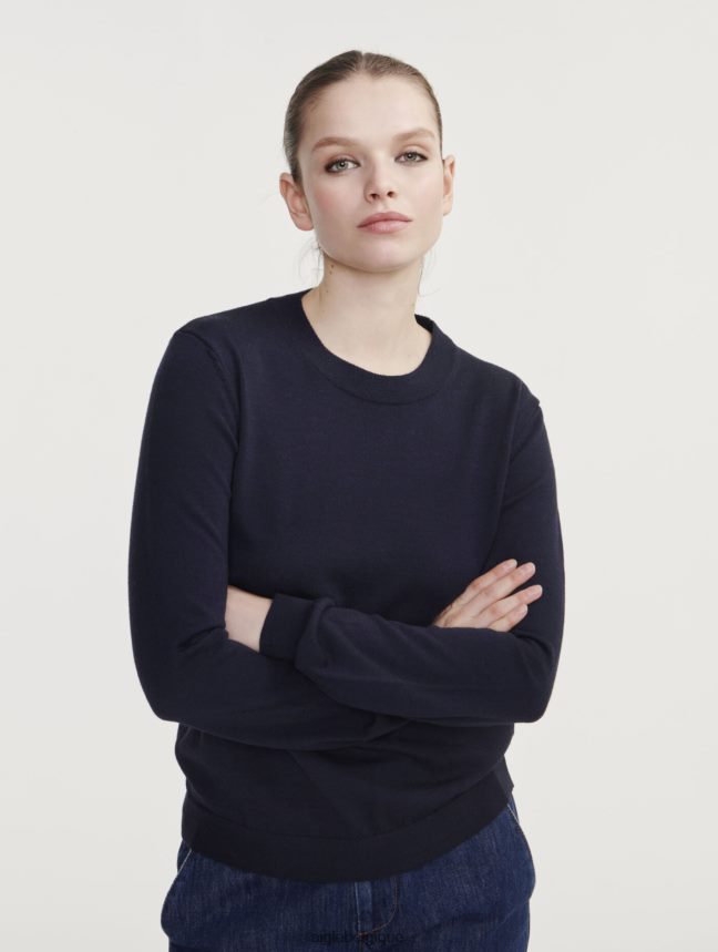 Aigle vêtements pull ras du cou en laine mérinos Empire femmes HV42L2593