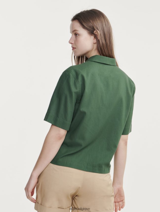 Aigle vêtements chemise ample à manches courtes botanique femmes HV42L2469