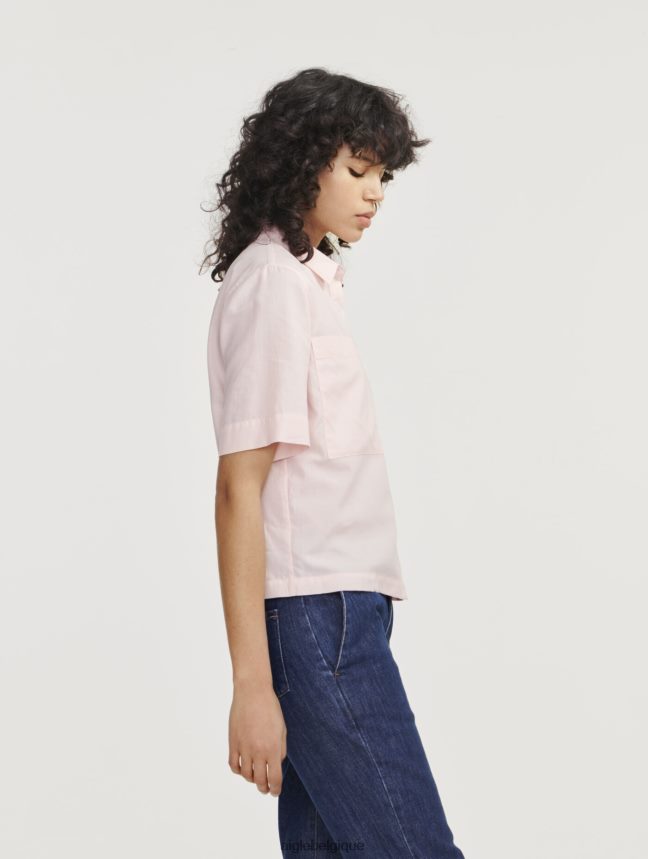 Aigle vêtements chemise ample à manches courtes cerisier femmes HV42L2465