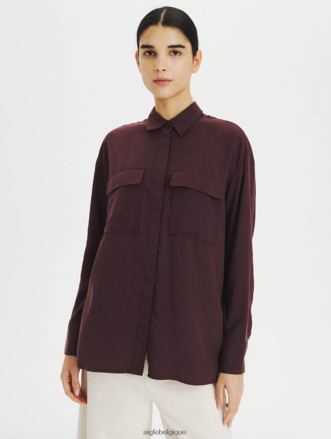 Aigle vêtements chemise surdimensionnée truquer femmes HV42L2618
