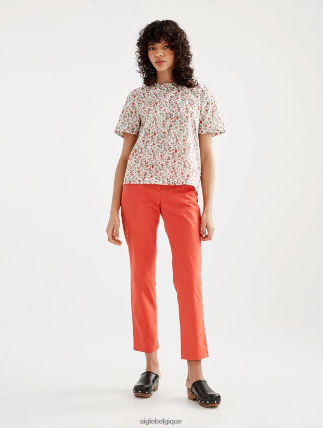 Aigle vêtements chemisier liberty london à manches courtes lait pr femmes HV42L2572