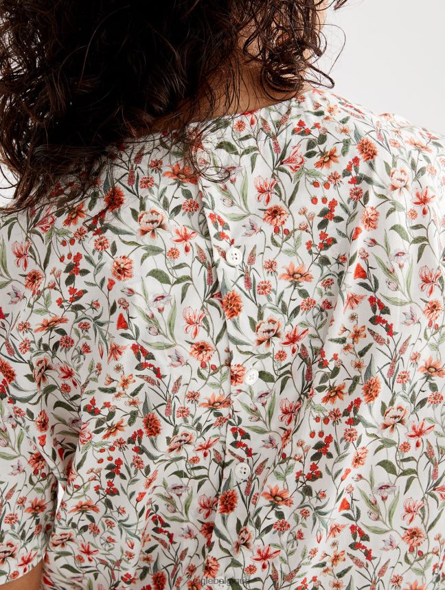 Aigle vêtements chemisier liberty london à manches courtes lait pr femmes HV42L2572