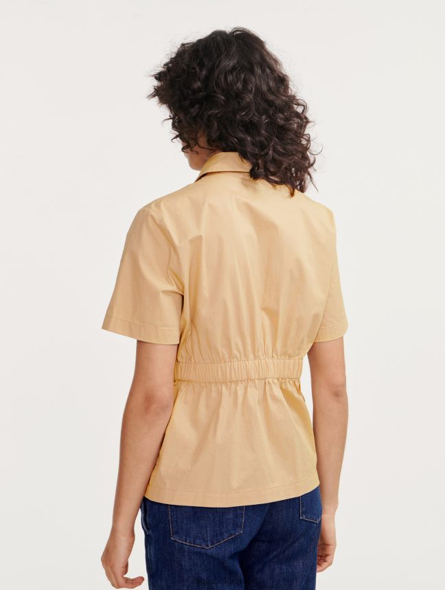 Aigle vêtements veste saharienne à manches courtes osier femmes HV42L2442