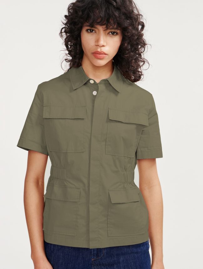 Aigle vêtements veste saharienne à manches courtes taillis femmes HV42L2439