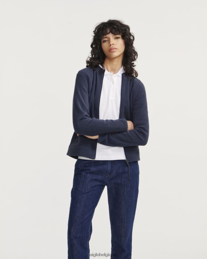 Aigle vêtements polaire zippée à col rond Empire femmes HV42L2710