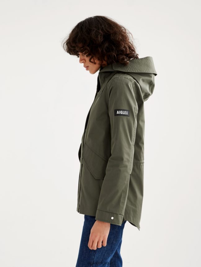 Aigle vêtements emblématique queue de poisson courte à capuche mtd avocat femmes HV42L2506