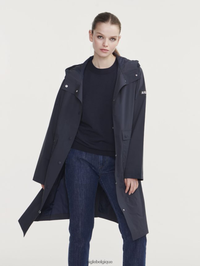 Aigle vêtements imperméable long à capuche mtd Empire femmes HV42L2438