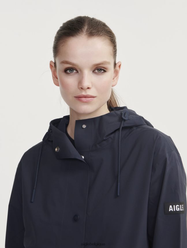 Aigle vêtements imperméable long à capuche mtd Empire femmes HV42L2438