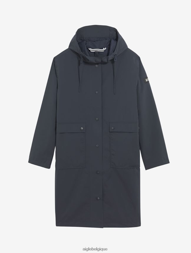 Aigle vêtements imperméable long à capuche mtd Empire femmes HV42L2438