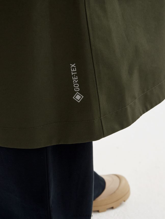 Aigle vêtements imperméable long gore-tex redessiné algue femmes HV42L2447