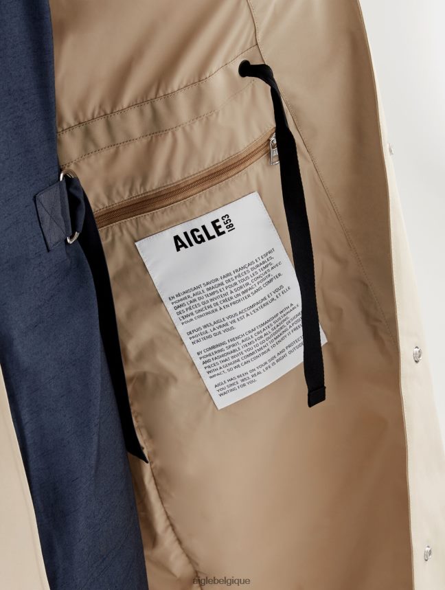 Aigle vêtements imperméable long gore-tex redessiné osier femmes HV42L2451