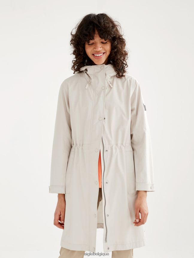 Aigle vêtements manteau mtd mi-long sable je femmes HV42L2470