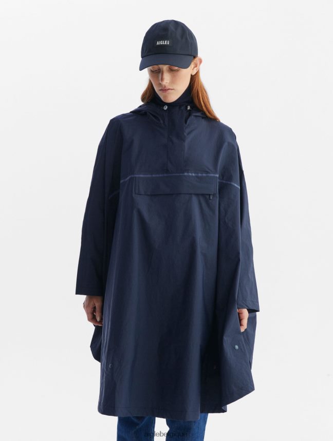 Aigle vêtements poncho imperméable pour cyclistes Marin femmes HV42L2666