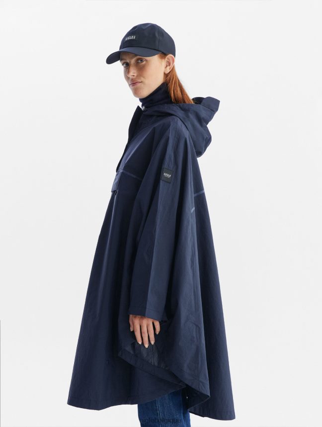 Aigle vêtements poncho imperméable pour cyclistes Marin femmes HV42L2666