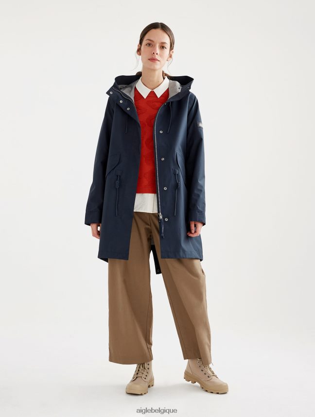 Aigle vêtements queue de poisson gore-tex à capuche longue Empire femmes HV42L2432